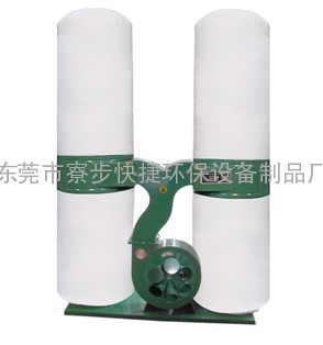 广东厂家木工业吸尘机 家具厂移动式双桶布袋吸尘器7.5滤布吸尘器