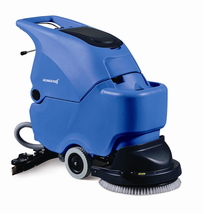 容恩电线手推式洗地机（R50） 拖线式洗地吸干机