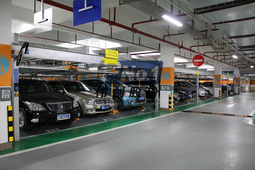 深圳机械车库升降横移式机械停车设备