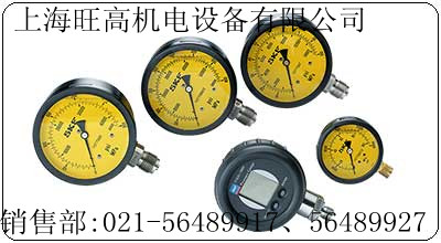 SKF 1077589/2压力表现货、SKF注油器压力表1077589