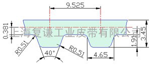 WHM同步带FENNER芬纳L型聚氨酯无缝同步带最新规格表