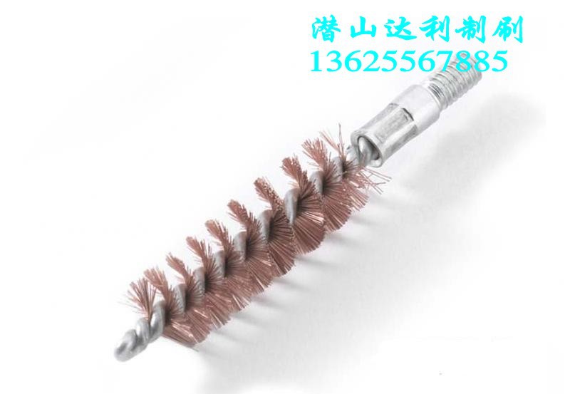 耐酸碱不锈钢丝管道刷-铜丝管道刷-内孔清理钢丝刷
