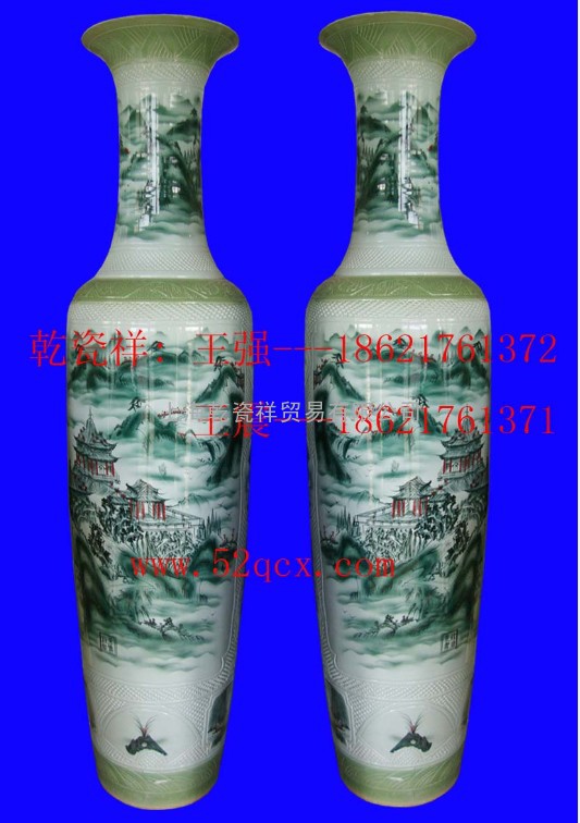 上海景德镇陶瓷大花瓶瓶公司开业花瓶