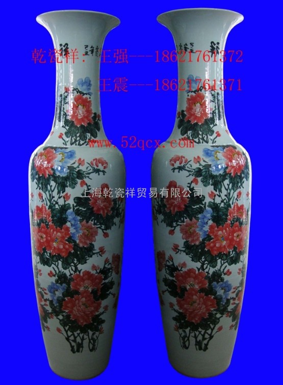 上海大花瓶批发陶瓷花瓶批发