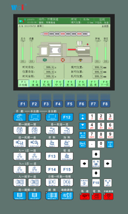 HY8086 卧式注塑机电脑