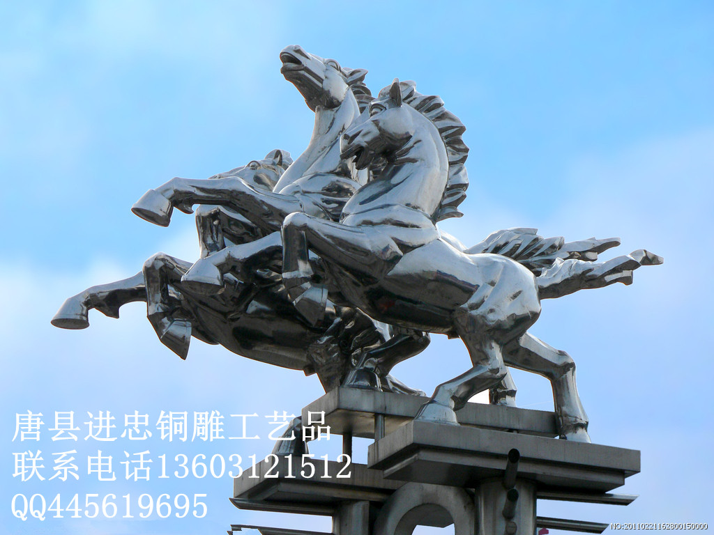 铜雕马-铸铜马-长期制作各种铜马
