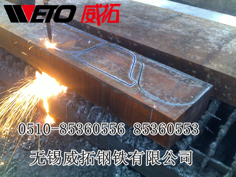 Q345B钢板切割下料常州上海镇江南京，16mn钢板精加工探伤钢板下料
