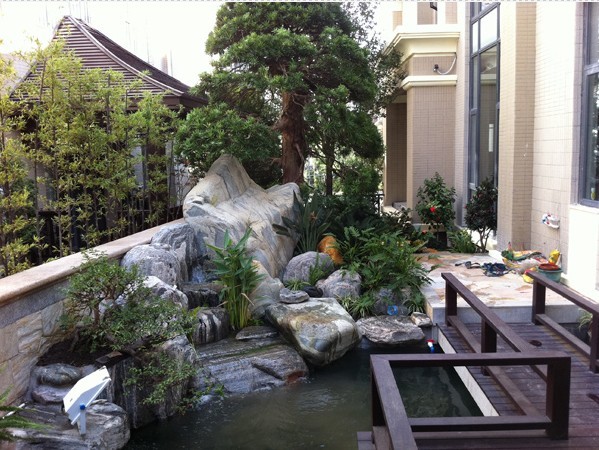 别墅花园水的神韵是一种无与伦比的美丽