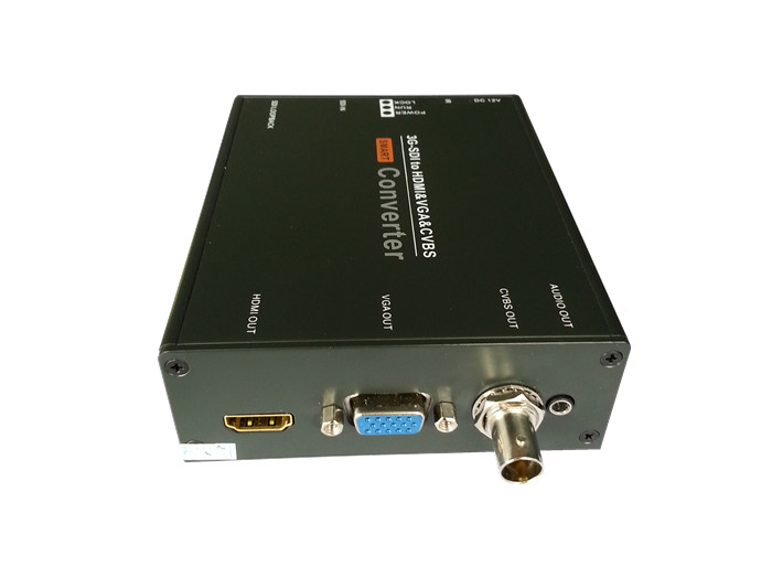 SD/HD/3G-SDI转HDMI&amp;VGA&amp;AV多功能转换器