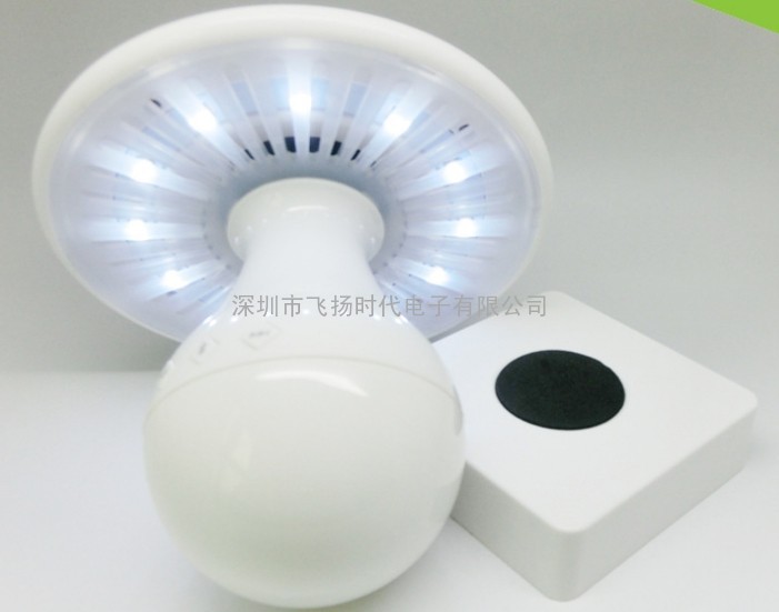 深圳厂家批发蘑菇灯蓝牙音箱 带触摸LED灯可插卡 外接音频音响