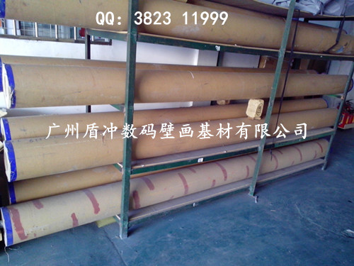 广州盾冲无缝壁画基材-3.1米高张力弱溶剂无纺布