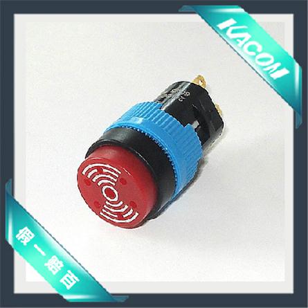 买2送1 凯昆KACON Φ16mm圆形连续音带LED蜂鸣器(红色) K16-CZL