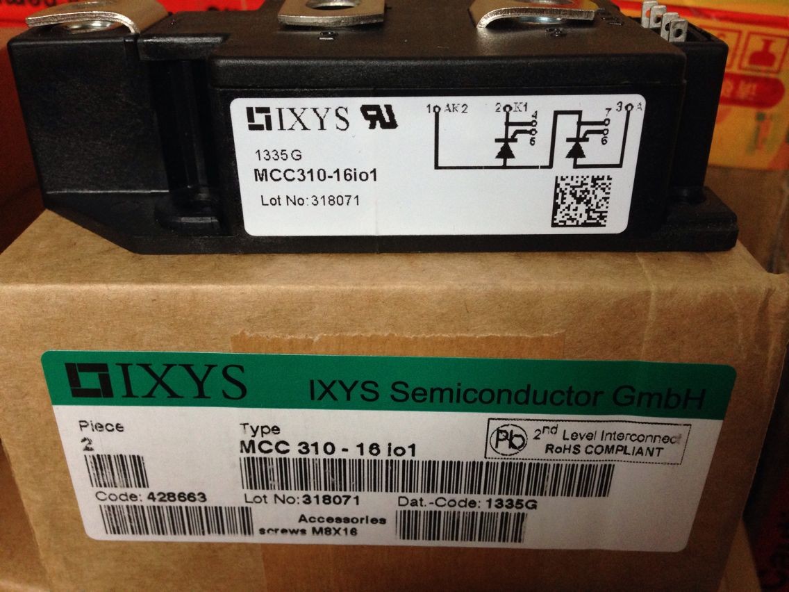 原装正品德国IXYS可控硅MCC162-16io1、MCC170-14IO1、MCC220-14io
