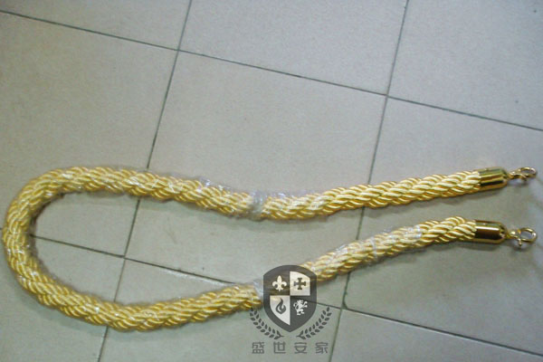 麻花绳红绒绳1.5米绒绳挂钩挂绳礼宾杆绳警戒线一米线