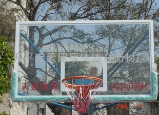 供应户外篮球场篮球架钢化玻璃篮球板