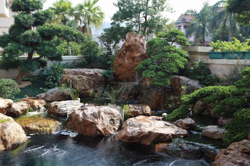 武汉私家花园，假山水池专业打造