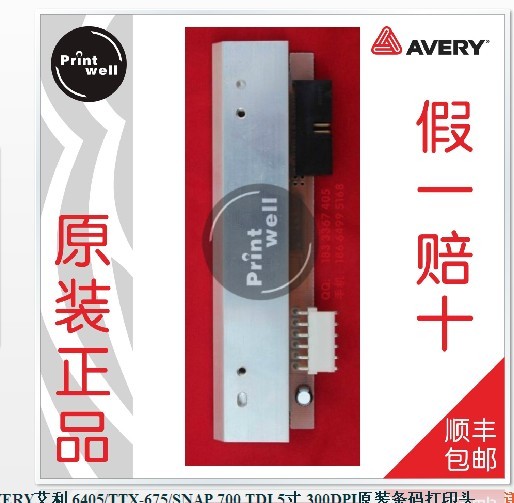 AVERY艾利 6405/TTX-675/SNAP 700 TDI 5寸 300DPI打印头