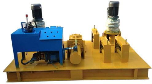 半机械手动液压工字钢冷弯机