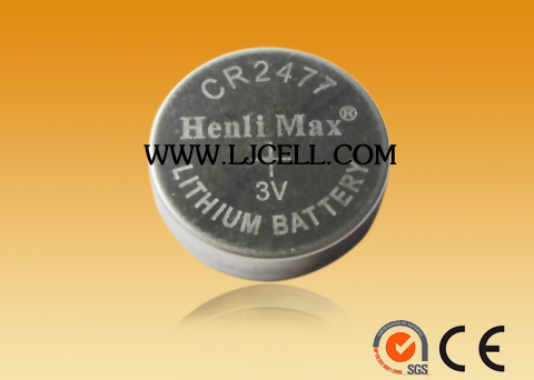 控制板电池CR2477焊脚电池CR2477电池