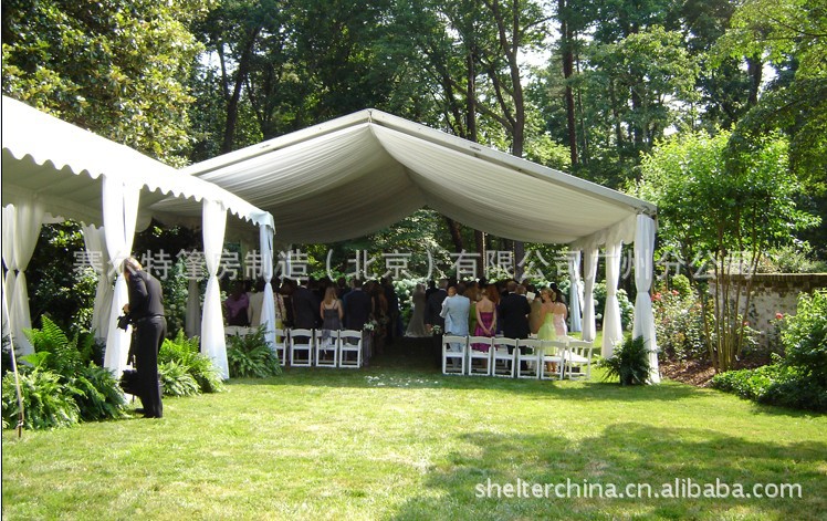 赛尔特直接供应户外婚庆宴会专用篷房，户外浪漫婚礼篷房