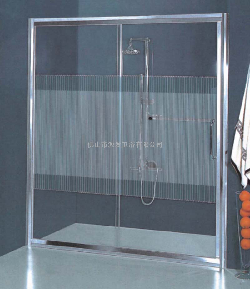 浴室玻璃隔断推拉门|冲凉房玻璃门|玻璃淋浴房定制
