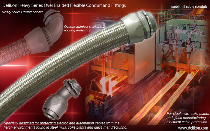 Delikon STEEL MILL WIRING Heavy Series Over Braide