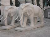 曲阳黄山加工厂加工订作石雕大象,石材优质,价格便宜