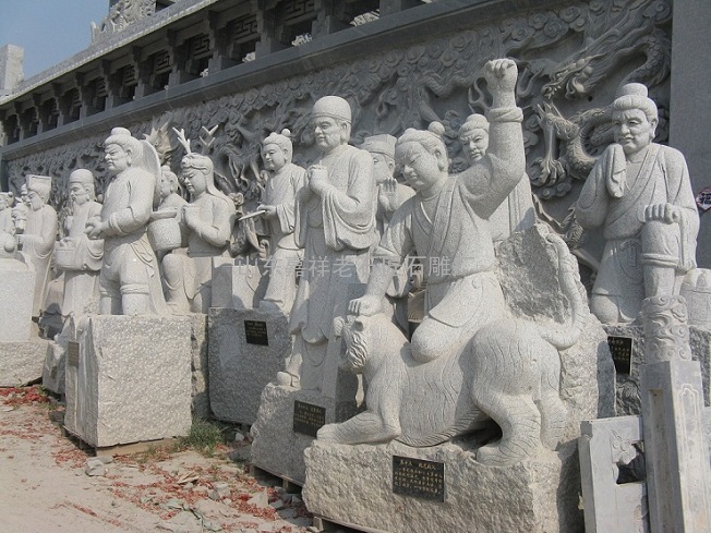 国家工艺浮雕圆雕24孝花草梅兰竹菊寺庙壁画城市人文历史校园文化墙