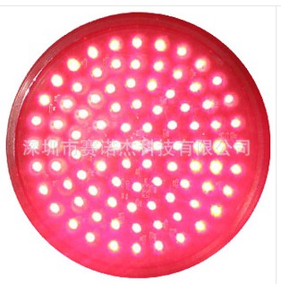 200红满屏LED交通信号灯红灯芯