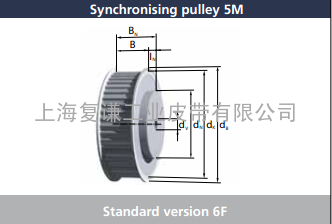 BRECO BRECOFLEX同步带轮5M系列最新规格尺寸表