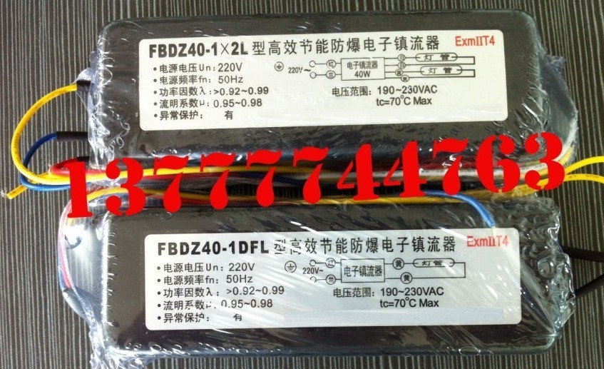 FBDZ40-1x2L高效节能荧光灯防爆电子镇流器