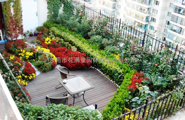 惠州别墅庭院绿化、别墅墙外绿化设计、别墅墙体绿化
