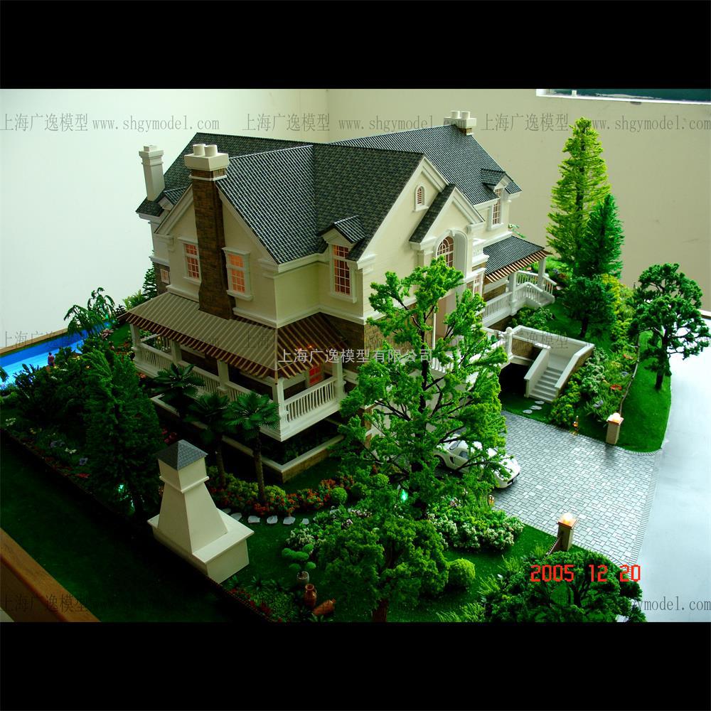 别墅模型照片