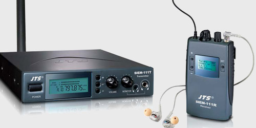 JTS SIEM-111 UHF PLL无线（立体声）耳内监听系统