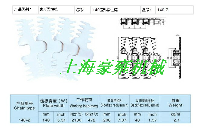 140齿形链