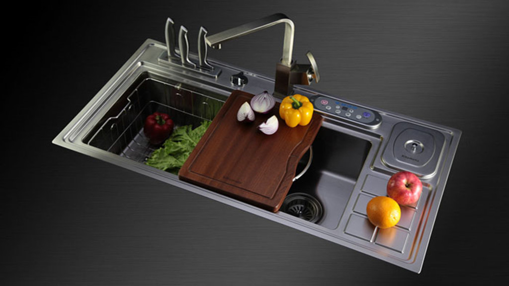 超声波洗菜洗碗机智能水槽kc-2039A