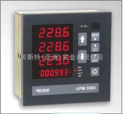 配电监控仪表UPM3060：DIN 144*144 LED power meter:UPM3060