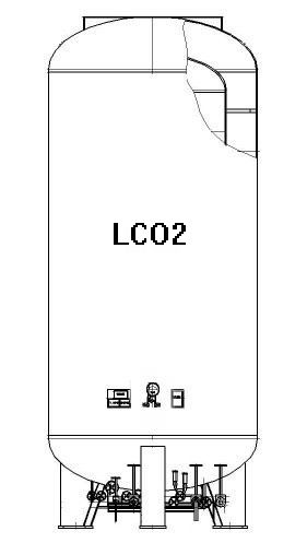 5-220立方LCO2低温液体二氧化碳储罐