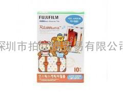 富士拍立得相纸一次成像mini7s 8 25花边相纸 轻松熊