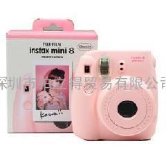 批发香港富士一次成像 迷你8 拍立得相机mini8 5色入 粉色