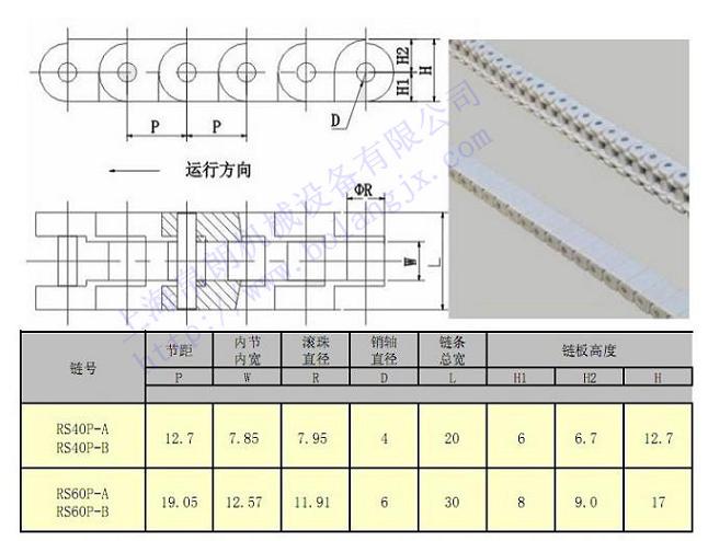 08A塑料链条