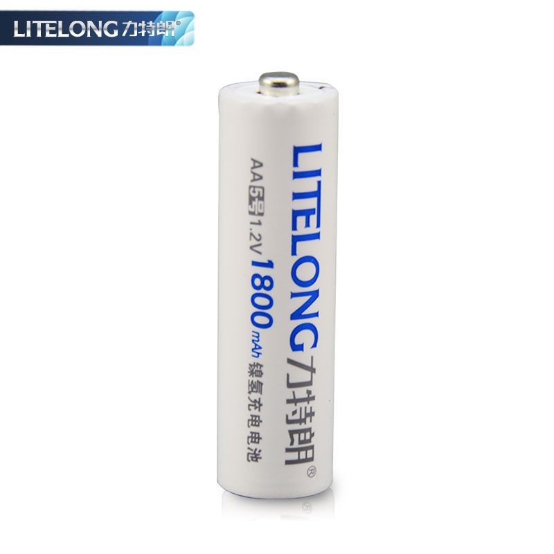 力特朗LITELONG品牌直销 AA 5号1800毫安1.2V 镍氢充电电池 超高容量 低自放电 1