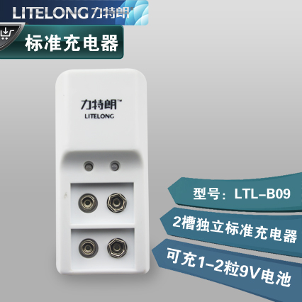 LTL-B09两槽标准9v电池专用充电器