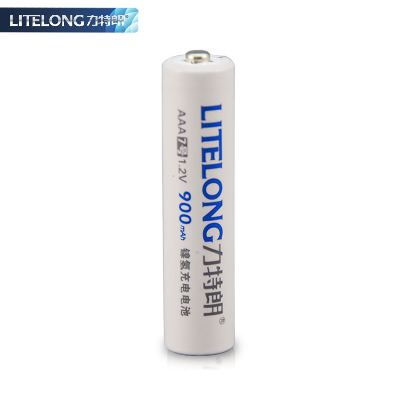 力特朗LITELONG品牌直销 AAA 7号900毫安1.2V 镍氢充电电池 超高容量 低自放电 1