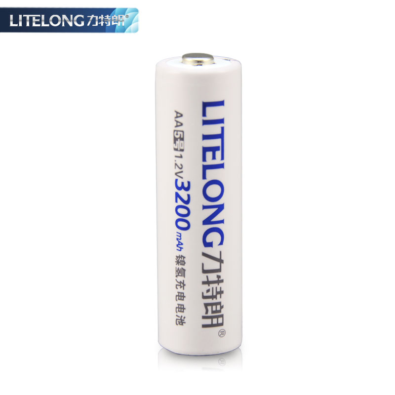 力特朗LITELONG品牌直销 AA 5号3200毫安1.2V 镍氢充电电池 超高容量 低自放电 1
