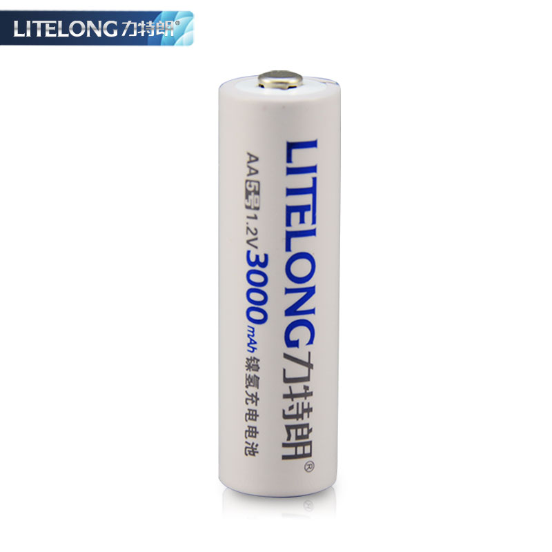 力特朗LITELONG品牌直销 AA 5号3000毫安1.2V 镍氢充电电池 超高容量 低自放电 1