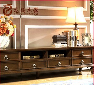 韩式客厅电视柜 实木成套家具