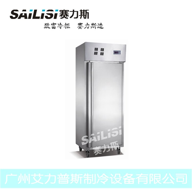 赛力斯单大门风冷厨房冷柜 立式商用不锈钢冷藏保鲜柜 酒店冰箱