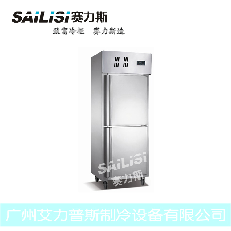 赛力斯两门厨房冷柜冰柜数控冰箱不锈钢冷藏保鲜柜