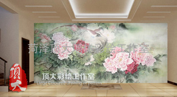 菏泽酒店壁画